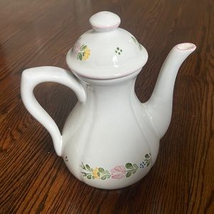 Herend Village Pottery Coffee Tea Pot Vintage